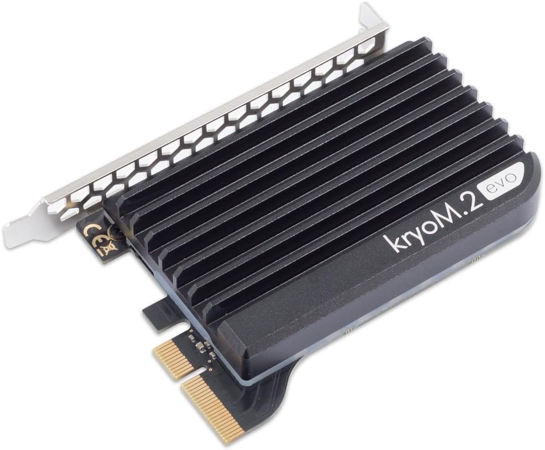 Aqua Computer kryoM.2 evo PCIe 3.0 x4 adaptér pre M.2 - 2