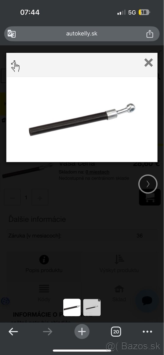 Hydraulická hadica BMW e36 - 2