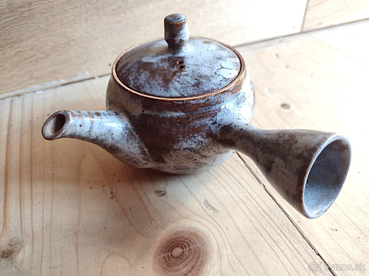 PREDAM KRASNU CESKU KERAMIKU – KYUSU, SET CAJNIK + SALKY - 2