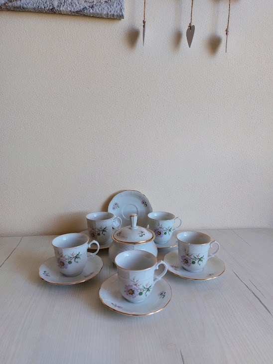 Karlovarsky porcelan - mokka salocky - 2