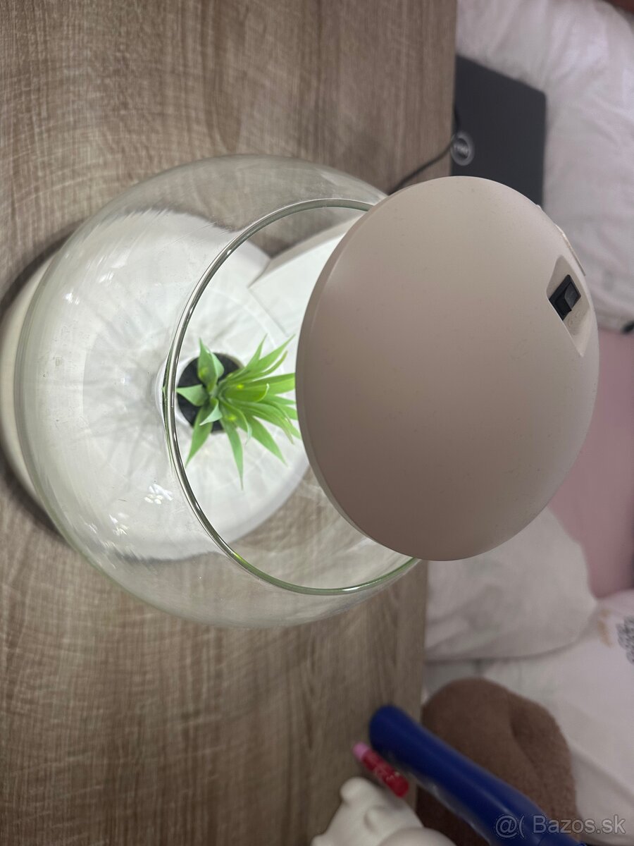 Okrúhle akvárium s lampou - 2