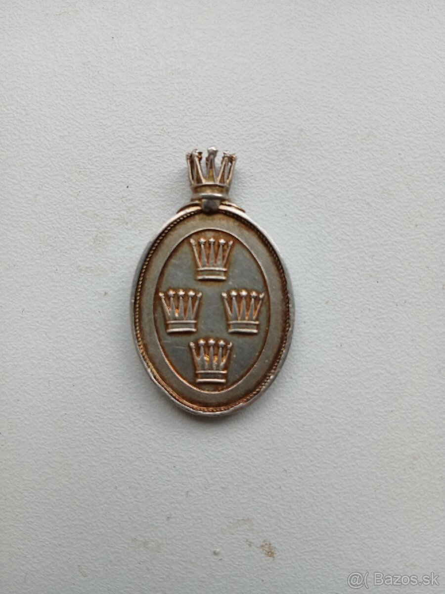 Slobodomurársky strieborný medailón - 2