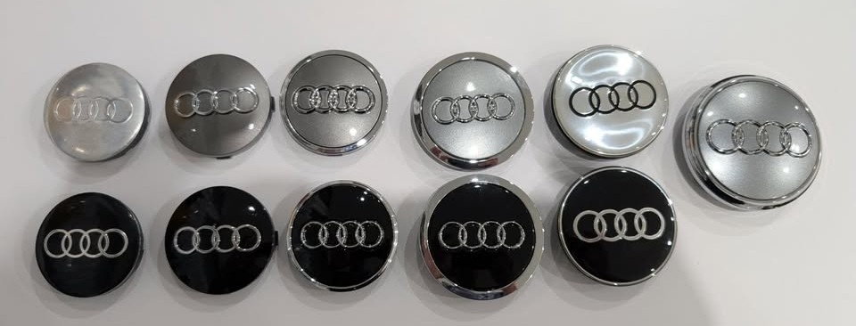 Stredove krytky - pukličky AUDI - 2