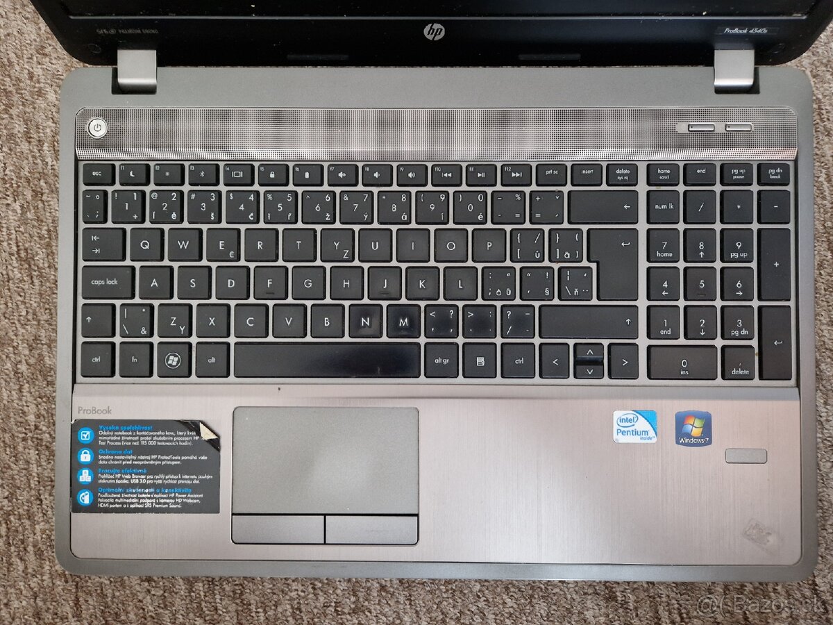 HP ProBook 4540s na náhradné diely. - 2