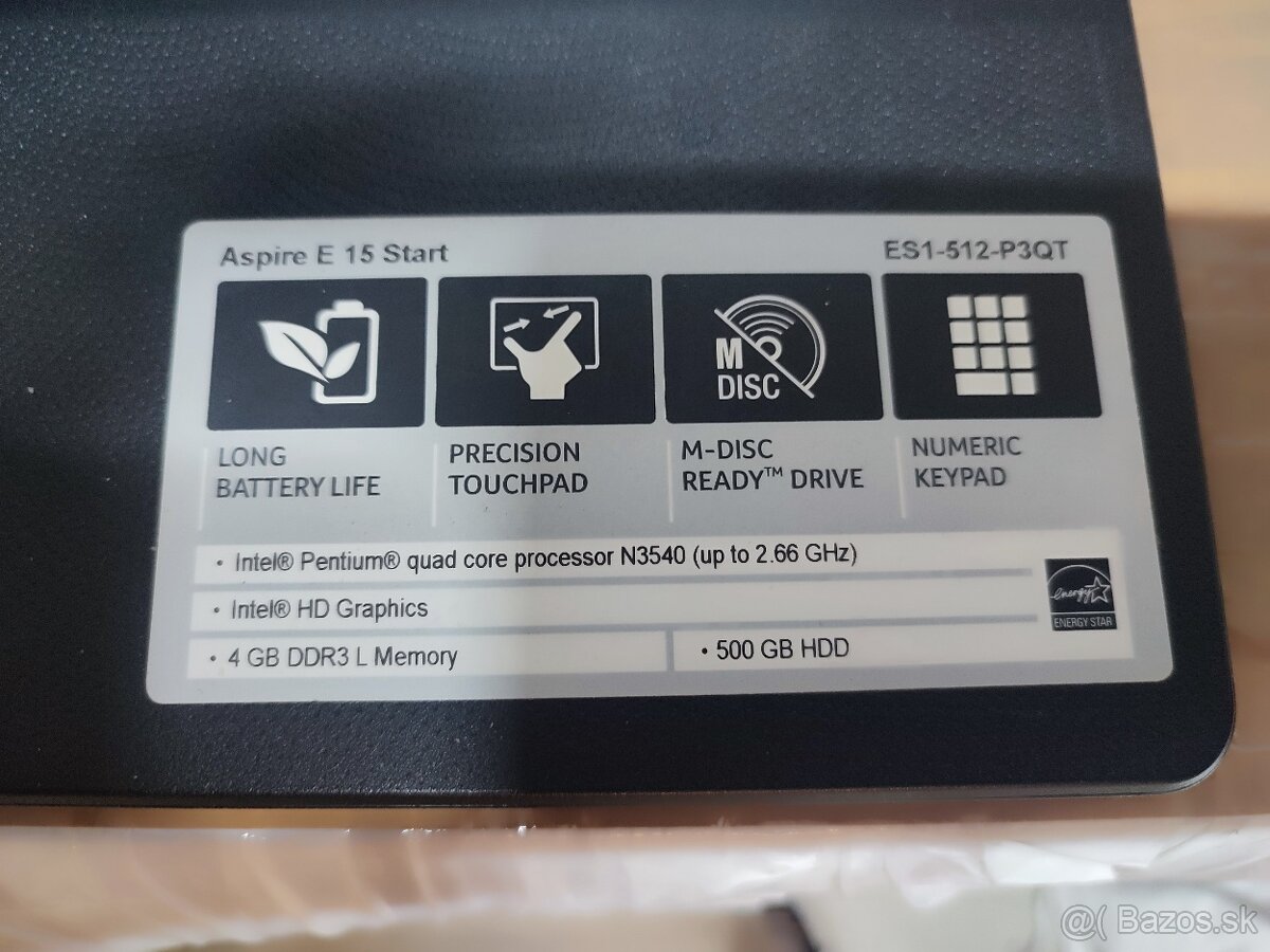 Acer Aspire E 15 Start (ES1-512-P3QT) - 2