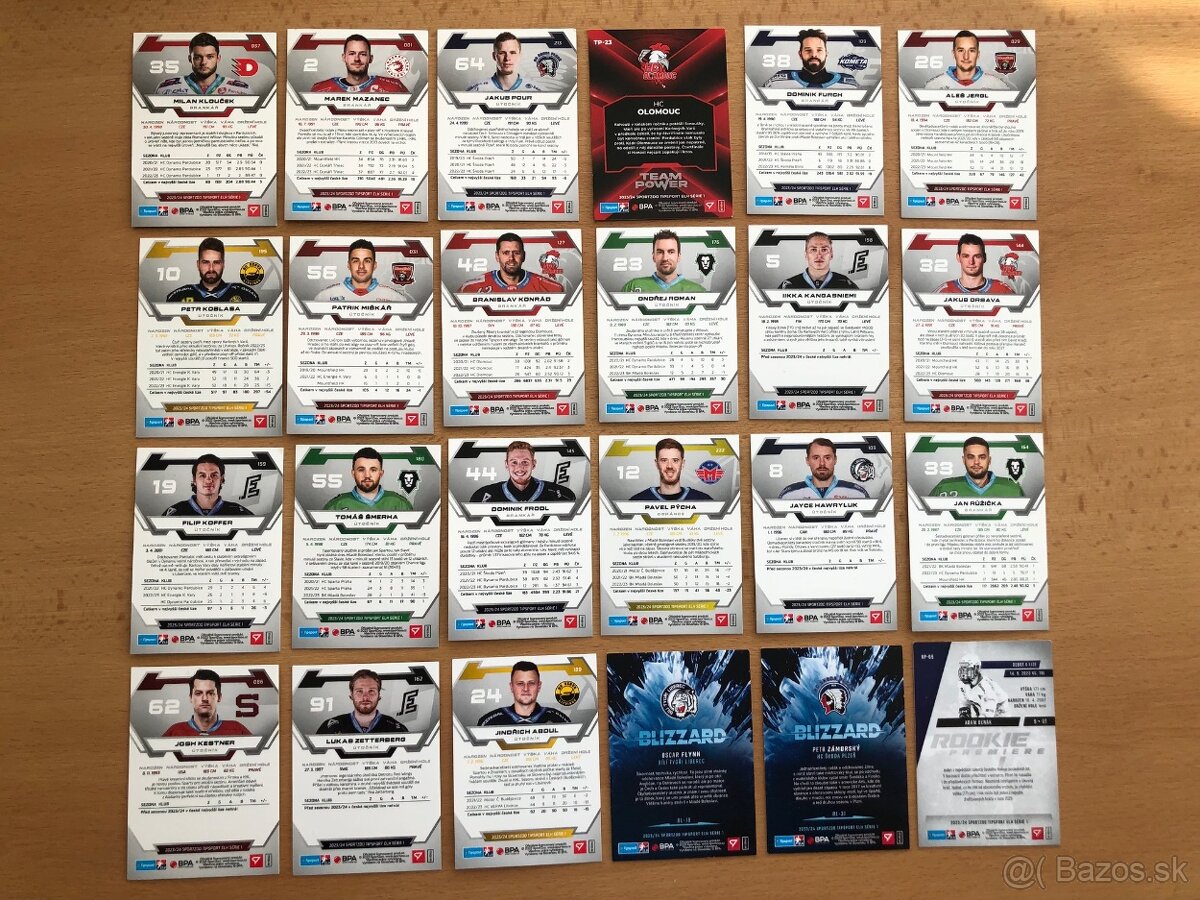 Hokejové a fotbalové kartičky TOPPS - 2