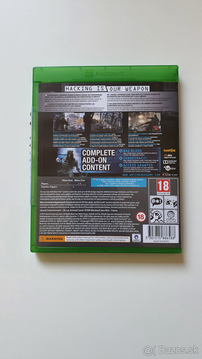 Hra Watchdogs na Xbox ONE a Xbox Series X - 2