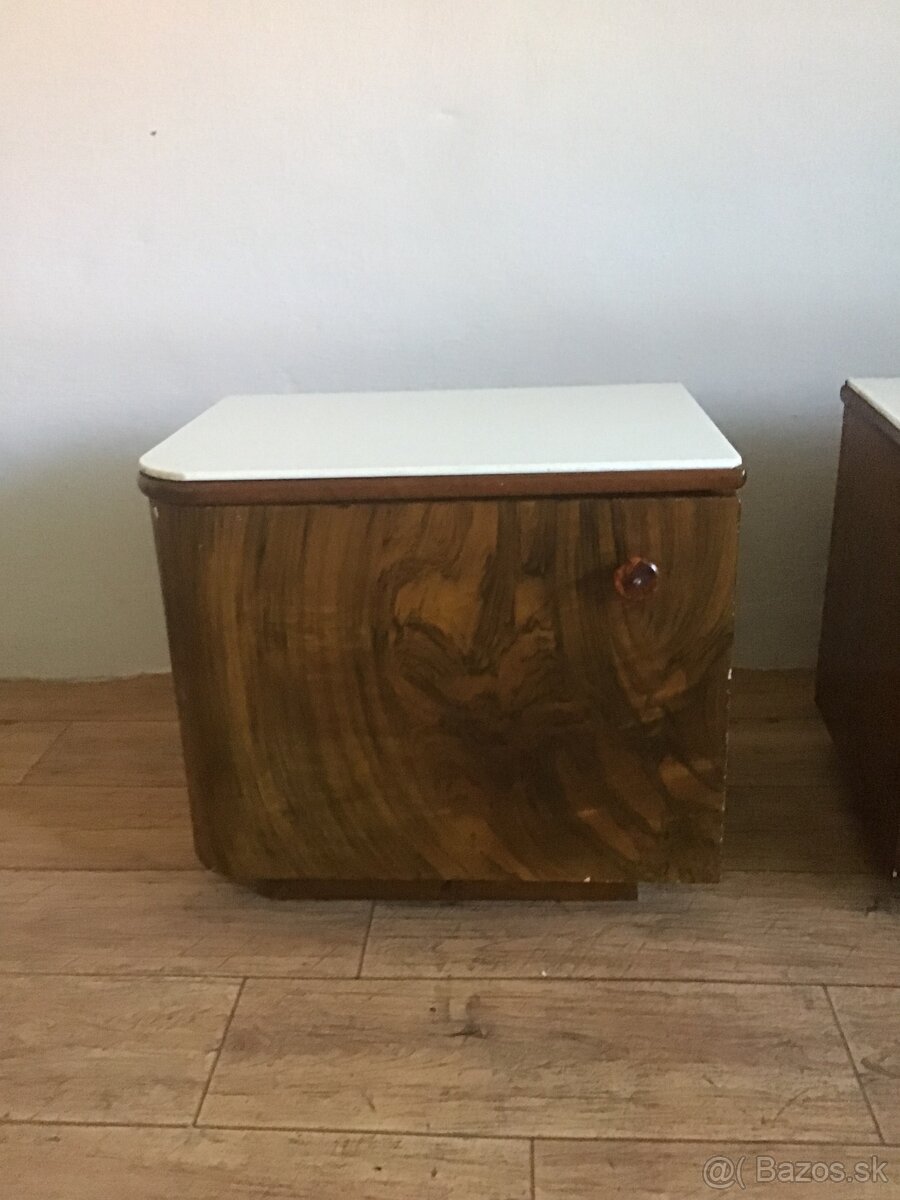 RETRO NOčNé STOLíKY ART DECO - 2