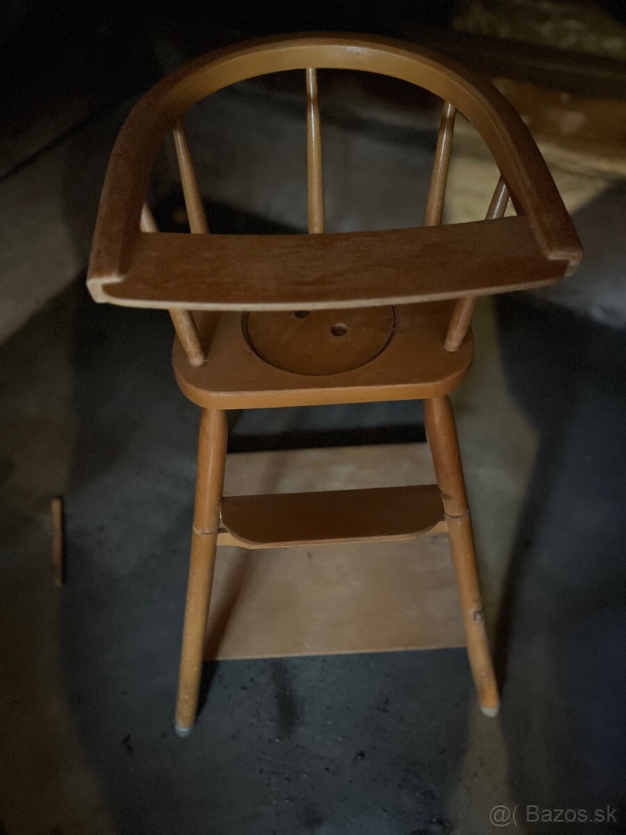 Stara retro detska stolicka/stolik - 2
