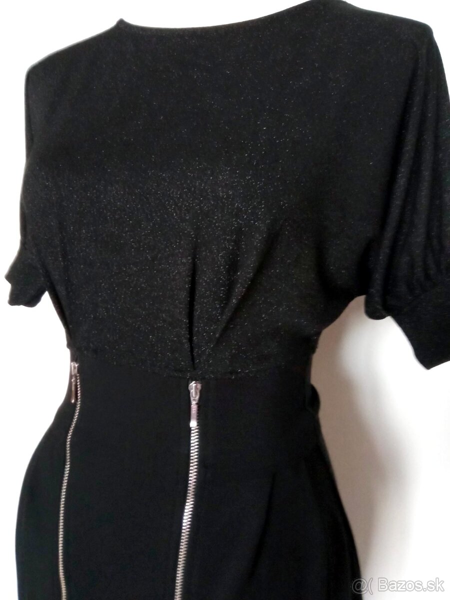 Čierne šaty so zipsami - ORSAY - 2