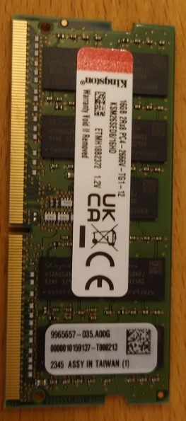Kingston SO-DIMM 16 GB DDR4 2666 MHz CL19 Server Premier - 2
