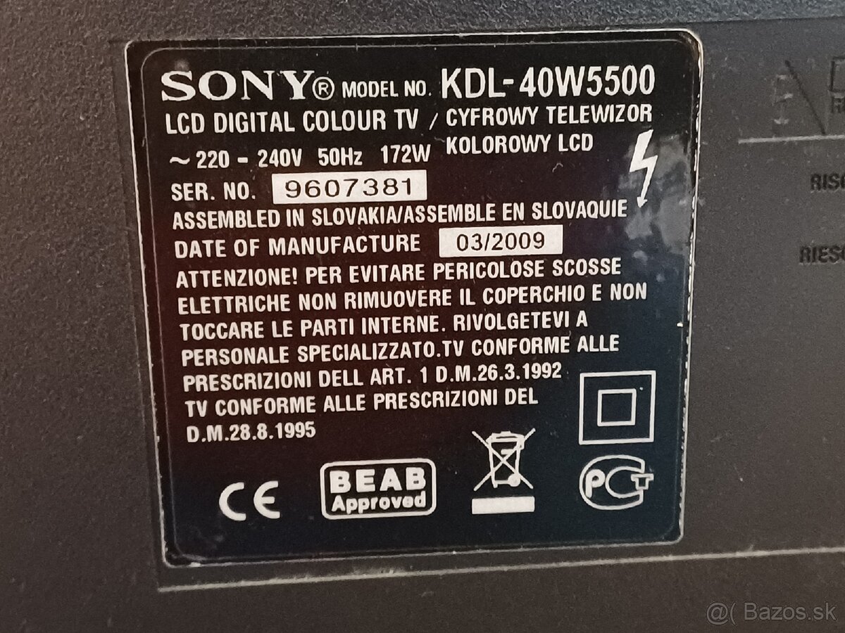 Televizor SONY Bravia 102 cm (40") - 2