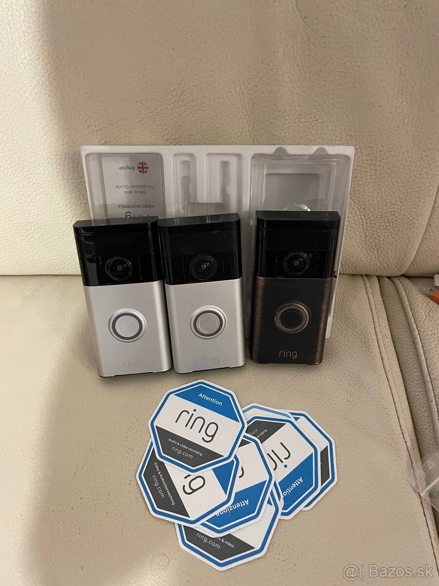 Ring Video Doorbell (3 ks) inteligentné videozvončeky - 2