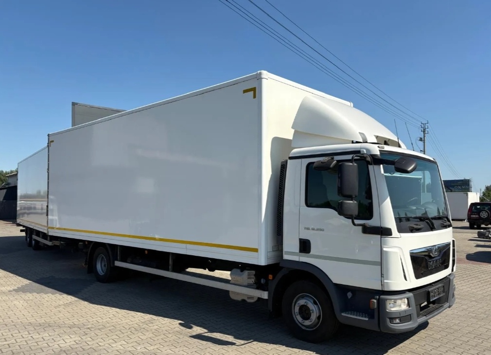 MAN TGL 12.250 4x2 E6 - průjezdná souprava skříň - 2