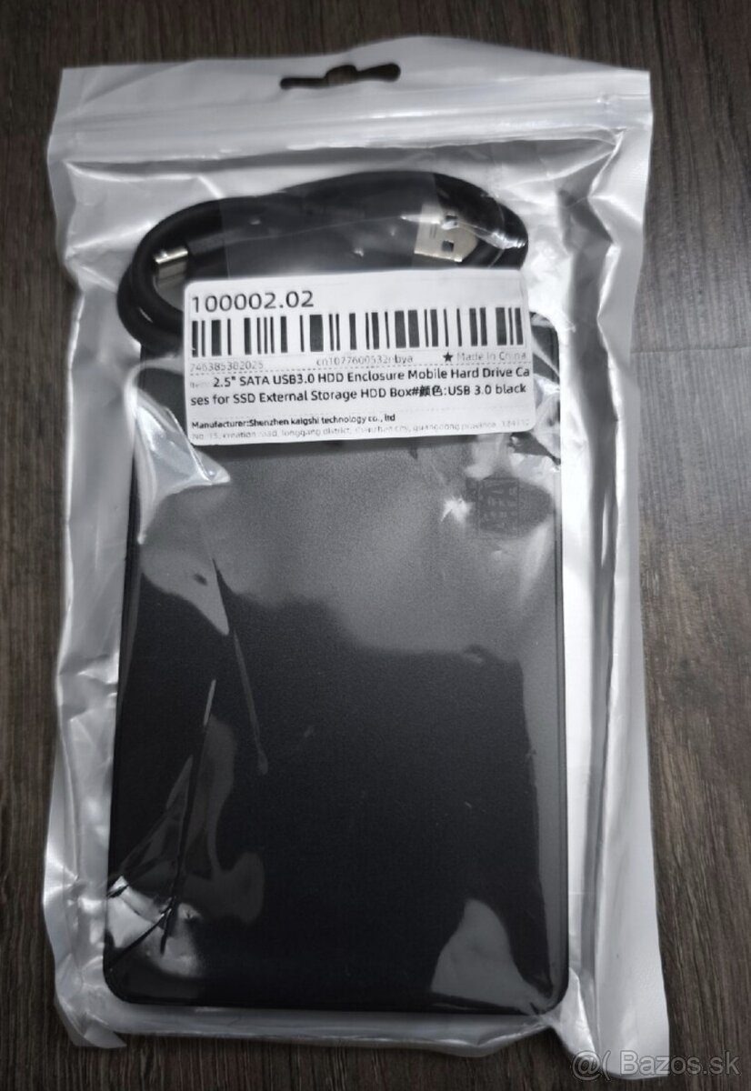 Externý 2,5" HDD box USB 3.0 (nový) - 2