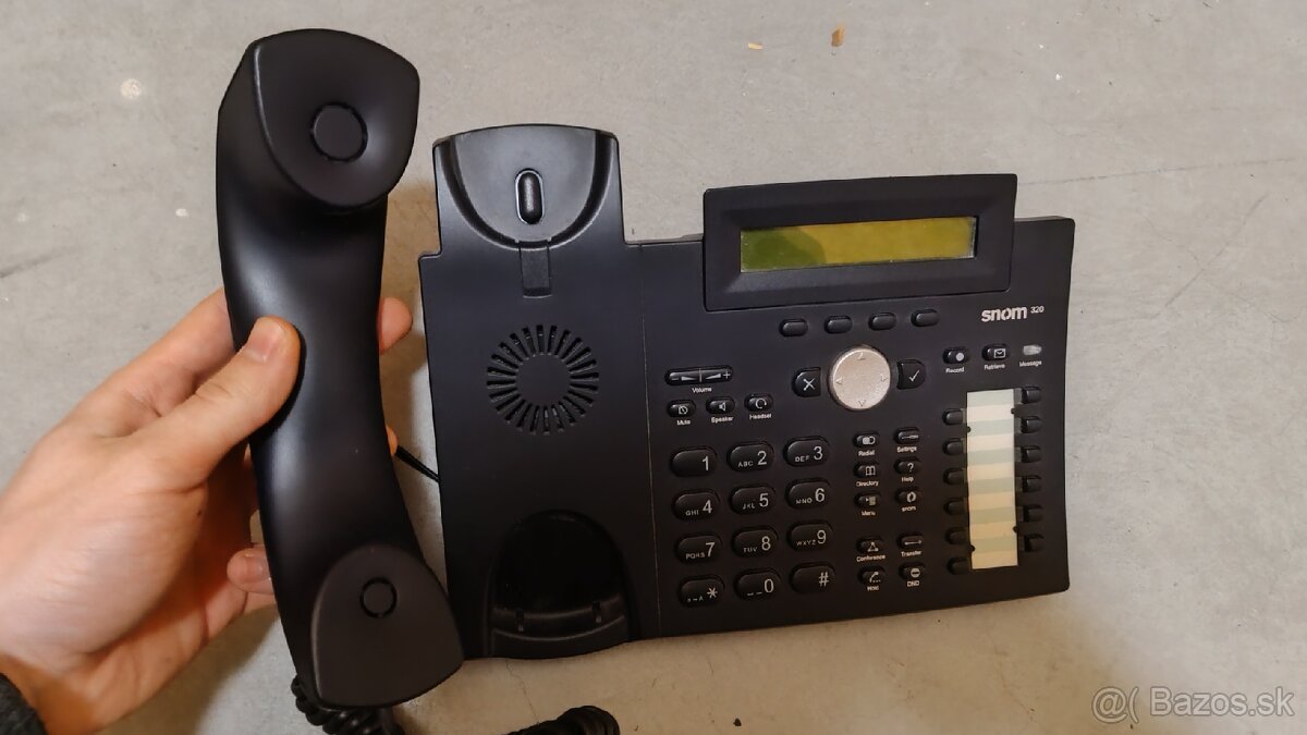 Ip telefón Snom 320 pevná linka - 2