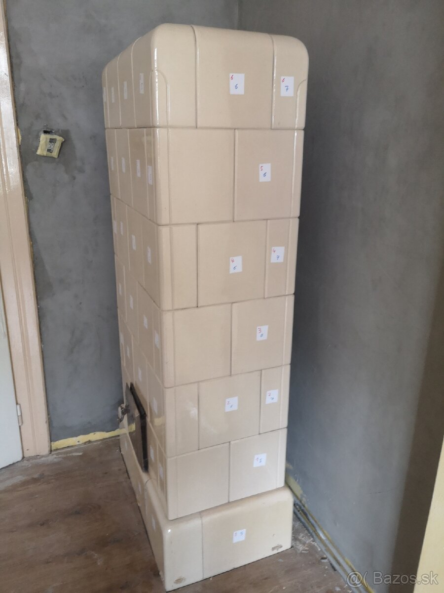 Kachlice/kachľová pec D75 H50 V170 - 2