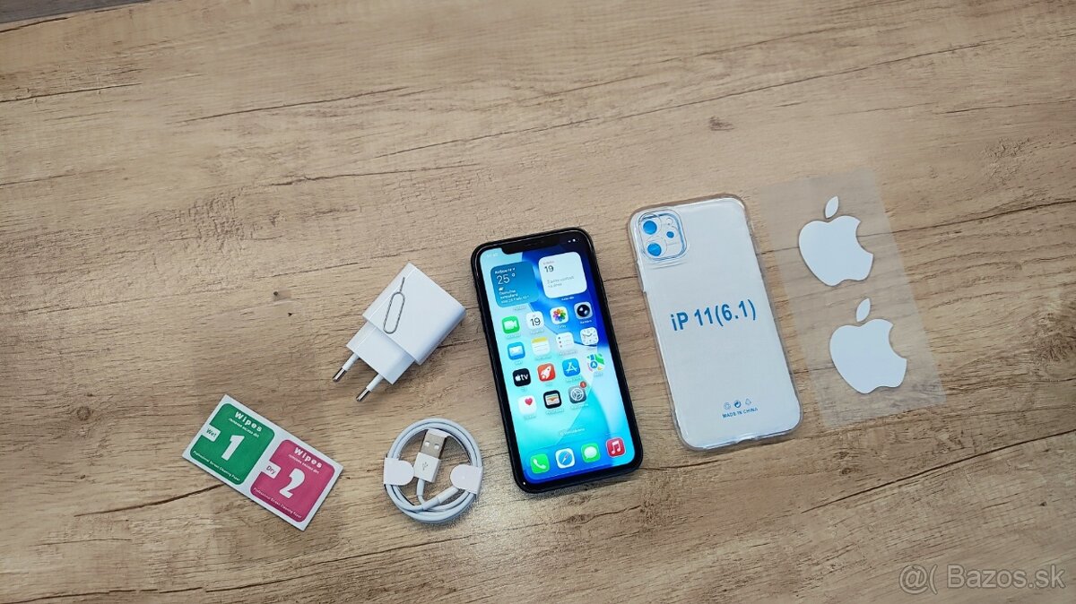 iPhone 11 black - záruka + nová nabíjačka - 2