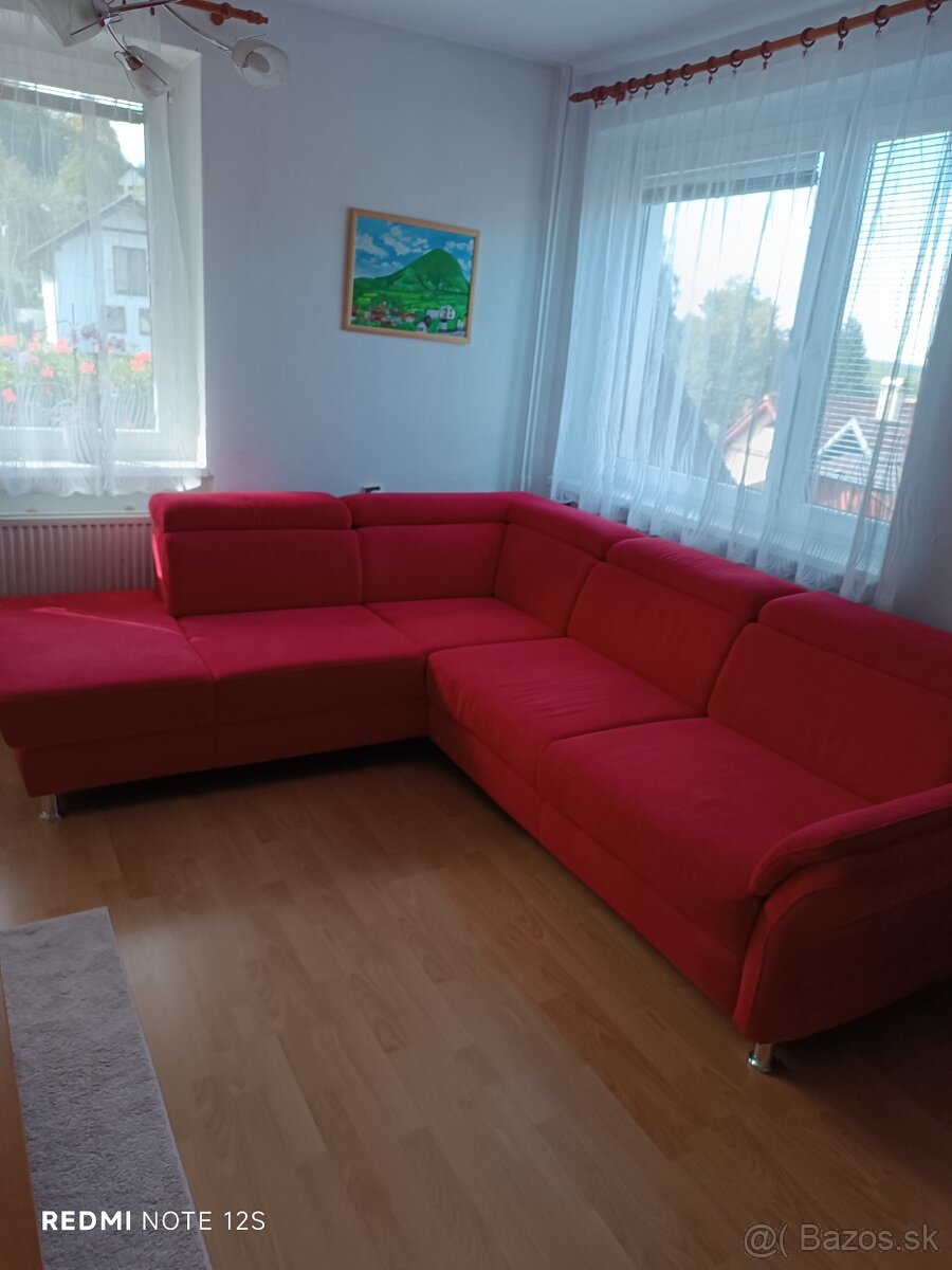 Gauč červený - 2