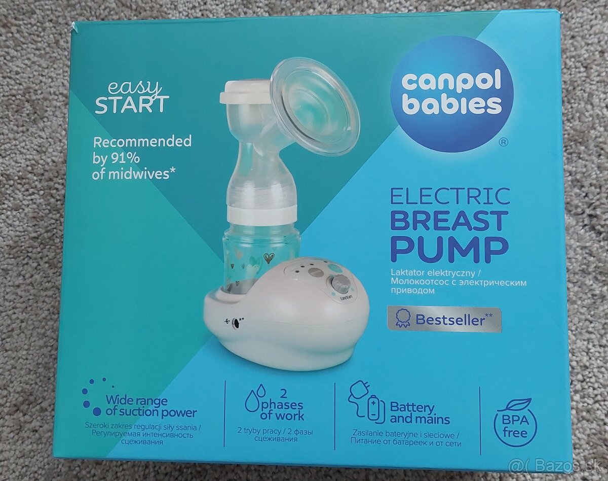 Canpol babies elektrická odsávačka mlieka - 2