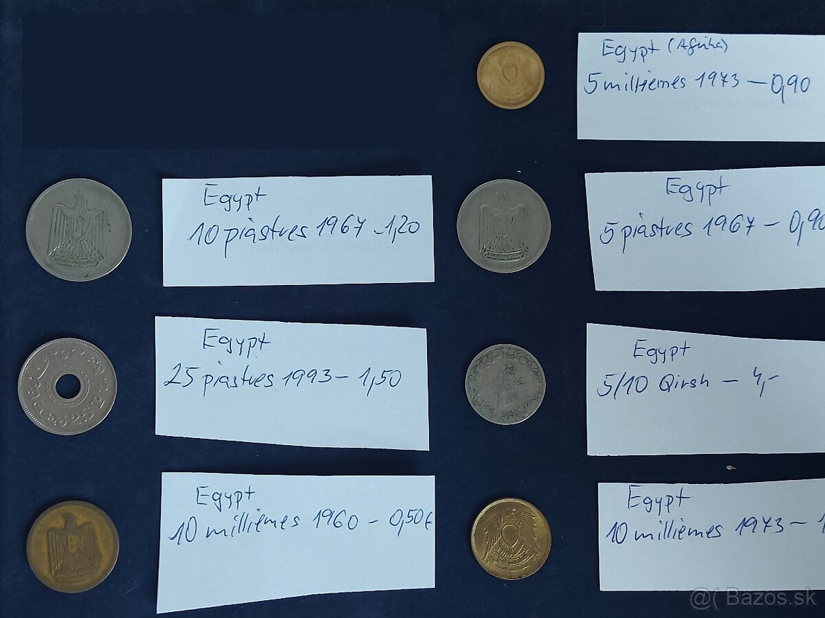 Zbierka mincí - Afrika a Ázia "arabské písmo" - 2