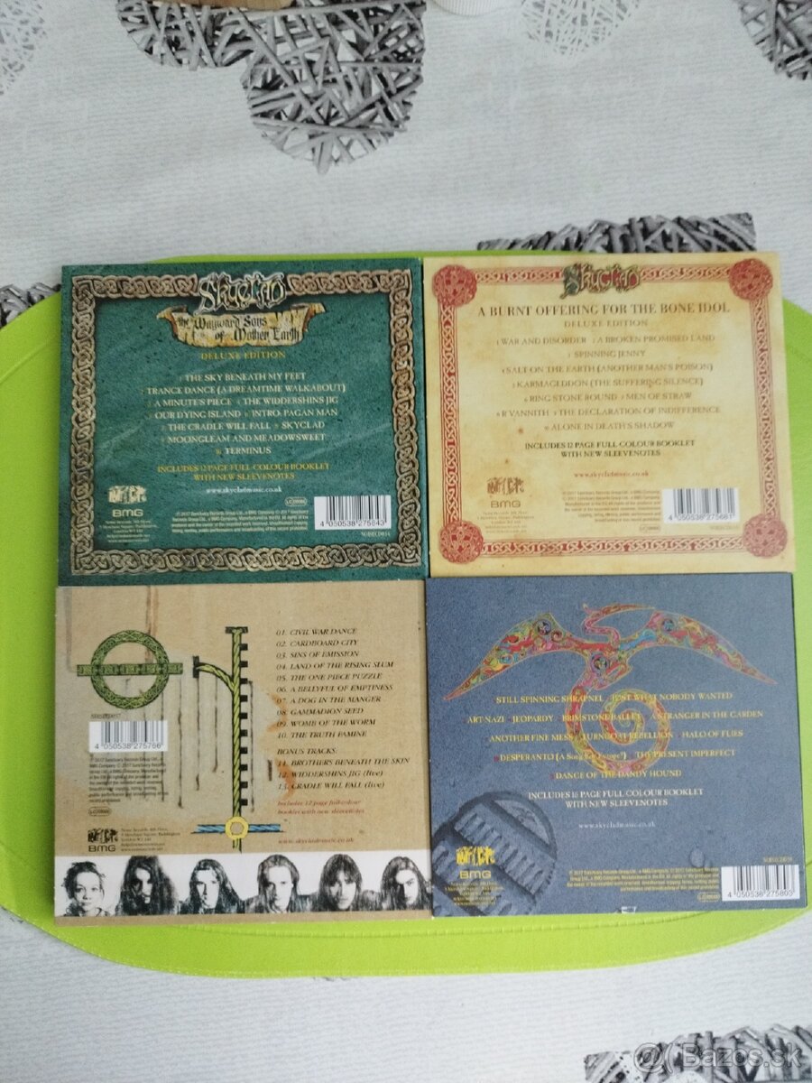CD 4x SKYCLAD - klasické albumy - 2