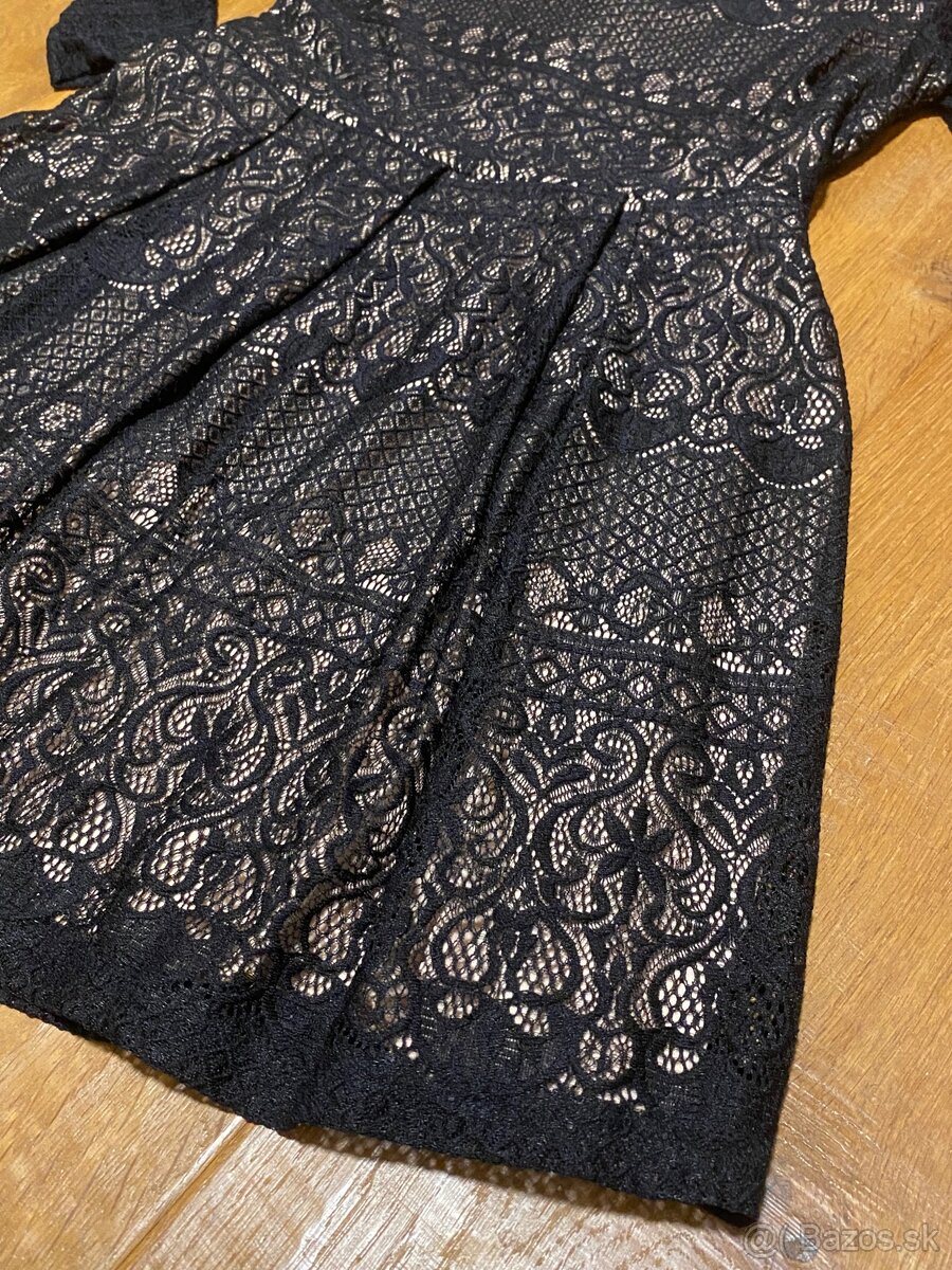 B. Darlin - čierne čipkované šaty - 2
