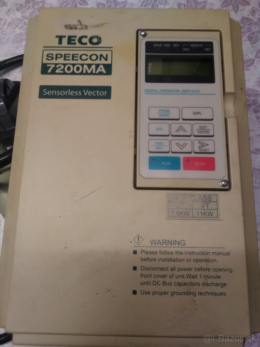 Frekvenčný menič TECO - 2