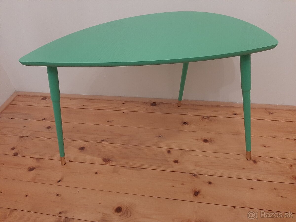 predám zelený stolik LOVBACKEN IKEA 77x39 cm - - 2