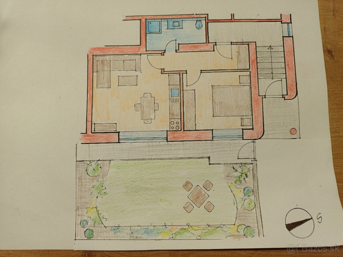 PRENAJMEM úplne nový 2izbový byt v centre - 2
