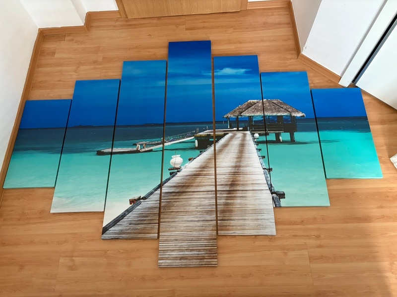 7-dielny obraz na plátne Maledivy - 2