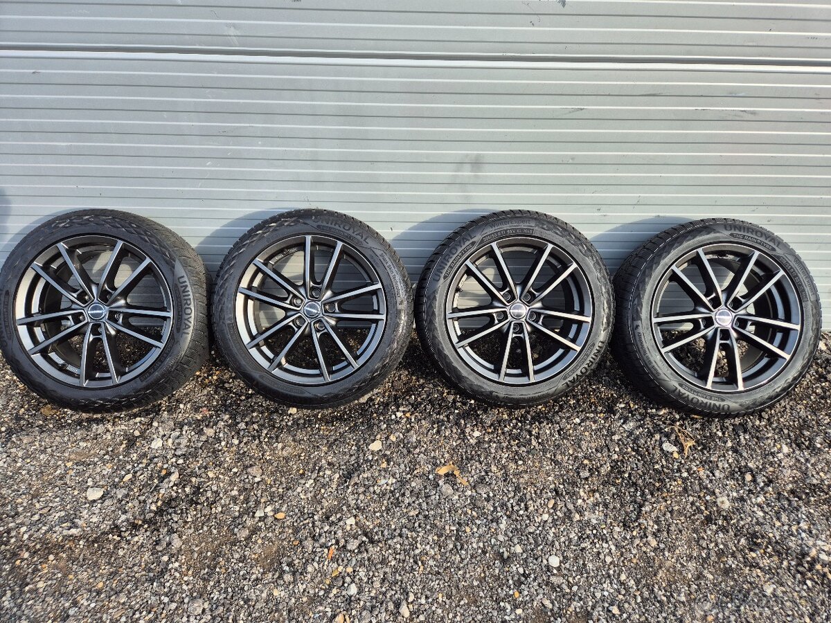 Zimná sada 5x112 R17 ET43 Borbet Škoda Seat Volkswagen - 2