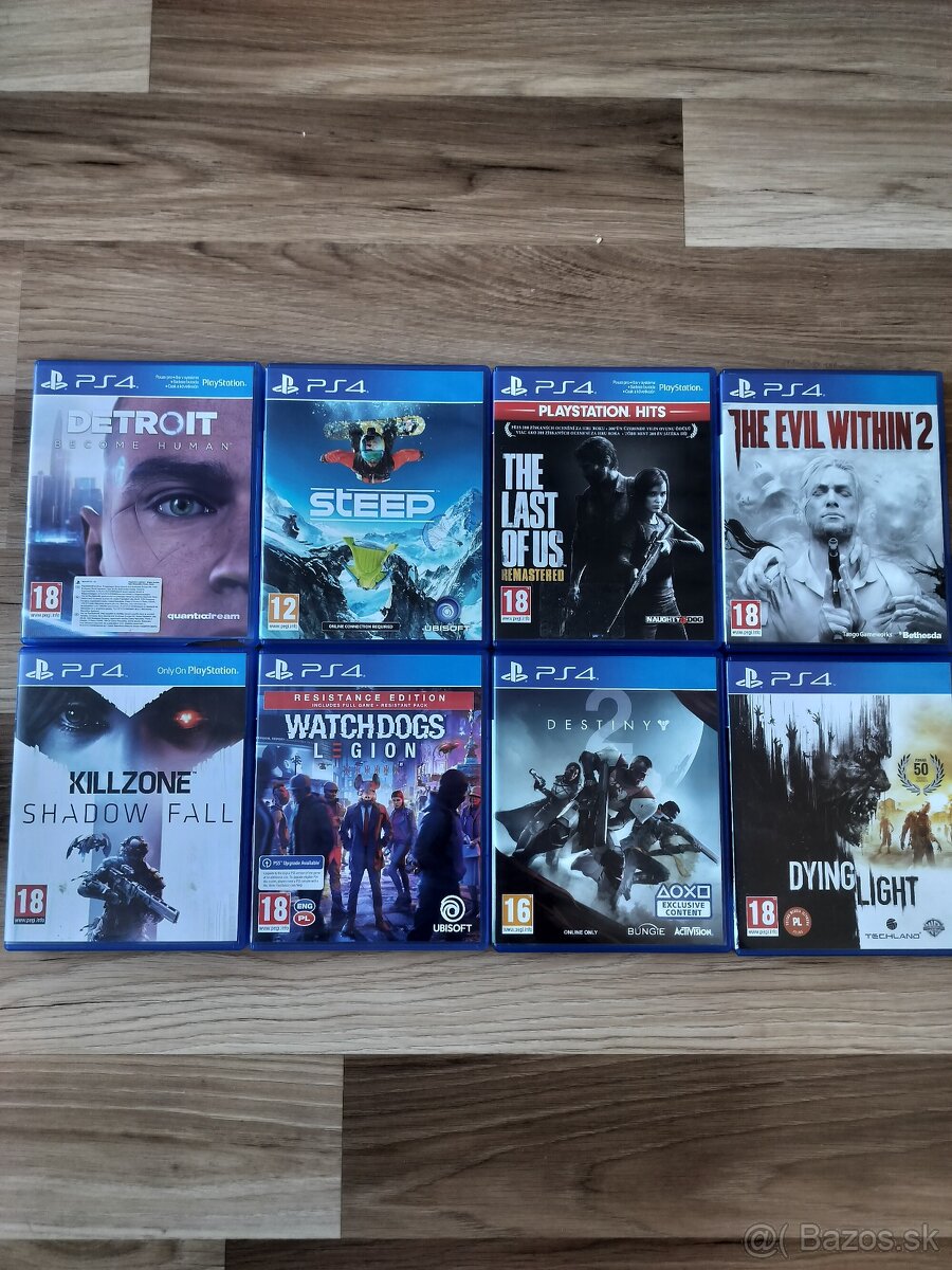 Playstation 4 SLIM 500GB s mechanikou + 2 ovládače + 8 hier - 2