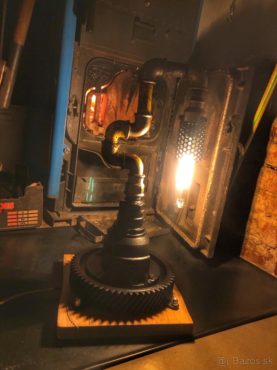 Industriálna lampa - STEAMPUNK IV - 2