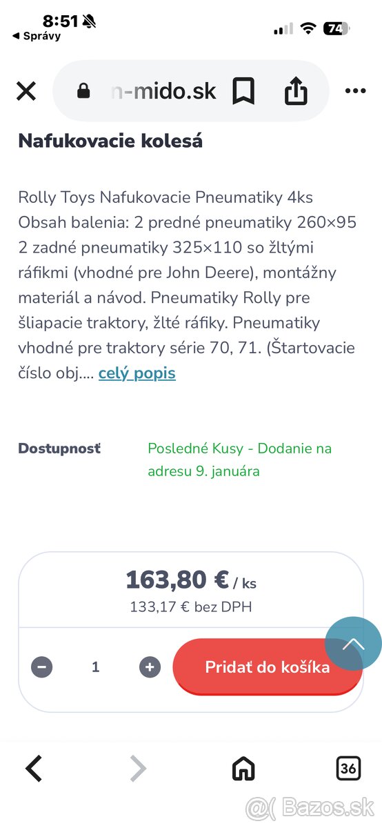 Náhradné kolesa na traktor John deere - 2