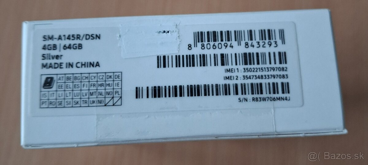 Predám Samsung Galaxy A14 Silver, 4GB/64GB. - 2