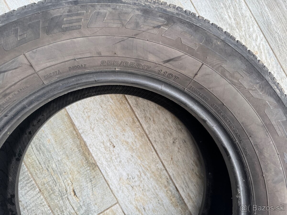 255/65 R17 letne pneu abridgestone - 2