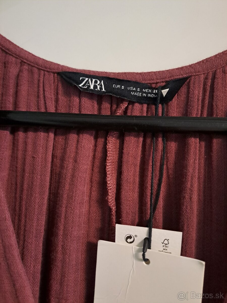 Zara mušelínové šaty oversize - 2