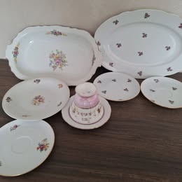 Vintage porcelán -Srdcovky - 2