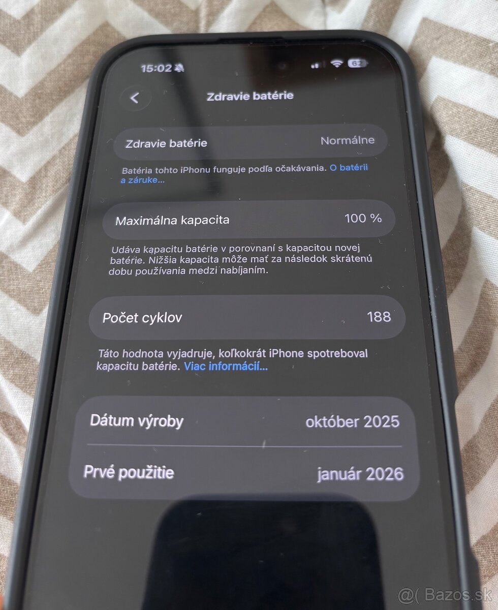 iPhone 16 128GB 100% batéria - 2