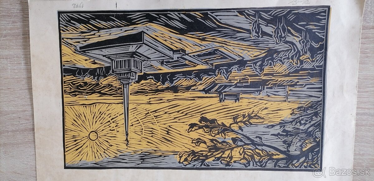 Predam obraz grafikaKarol Hučko. - 2