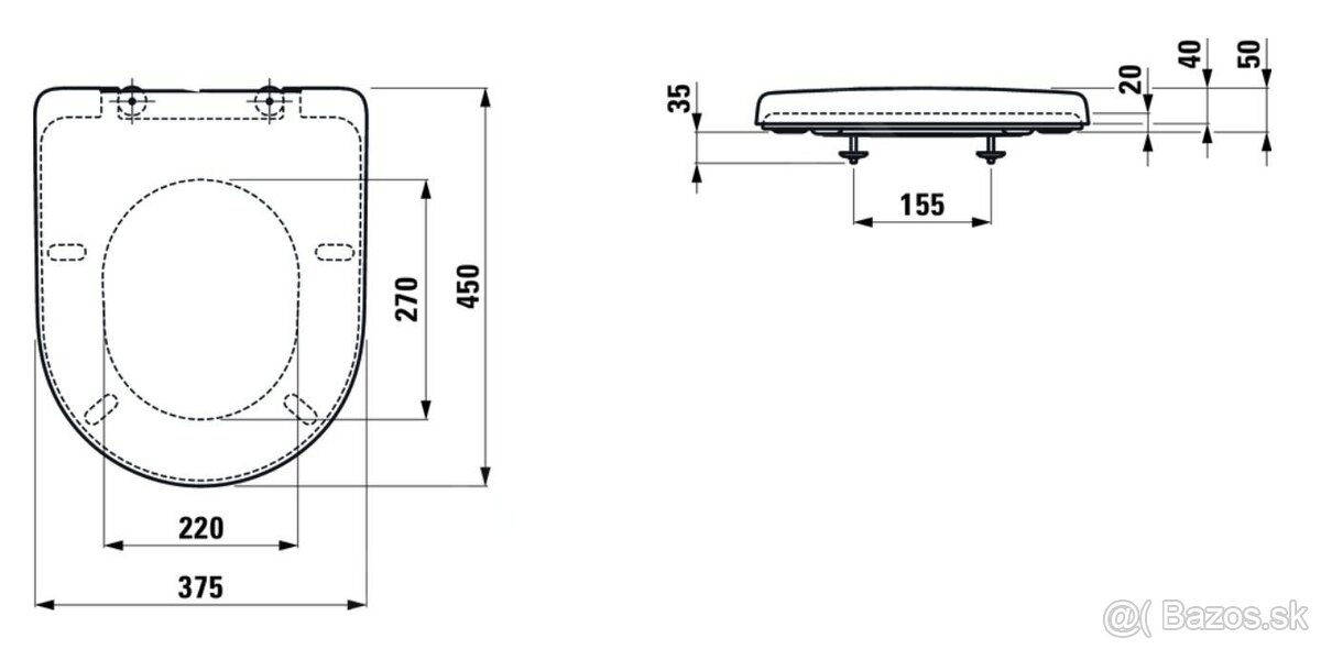 Predam WC sedatko Laufen Pro - 2