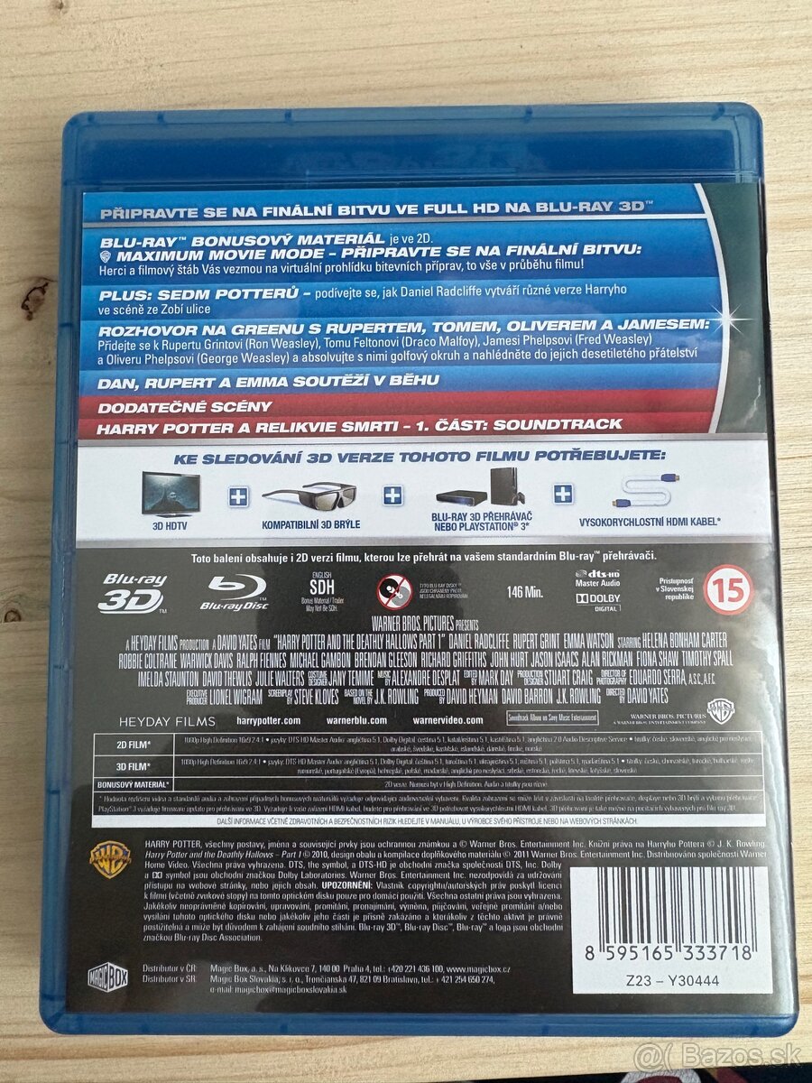 Harry Potter a relikvie smrti - 1.cast 3D BlueRay - 2