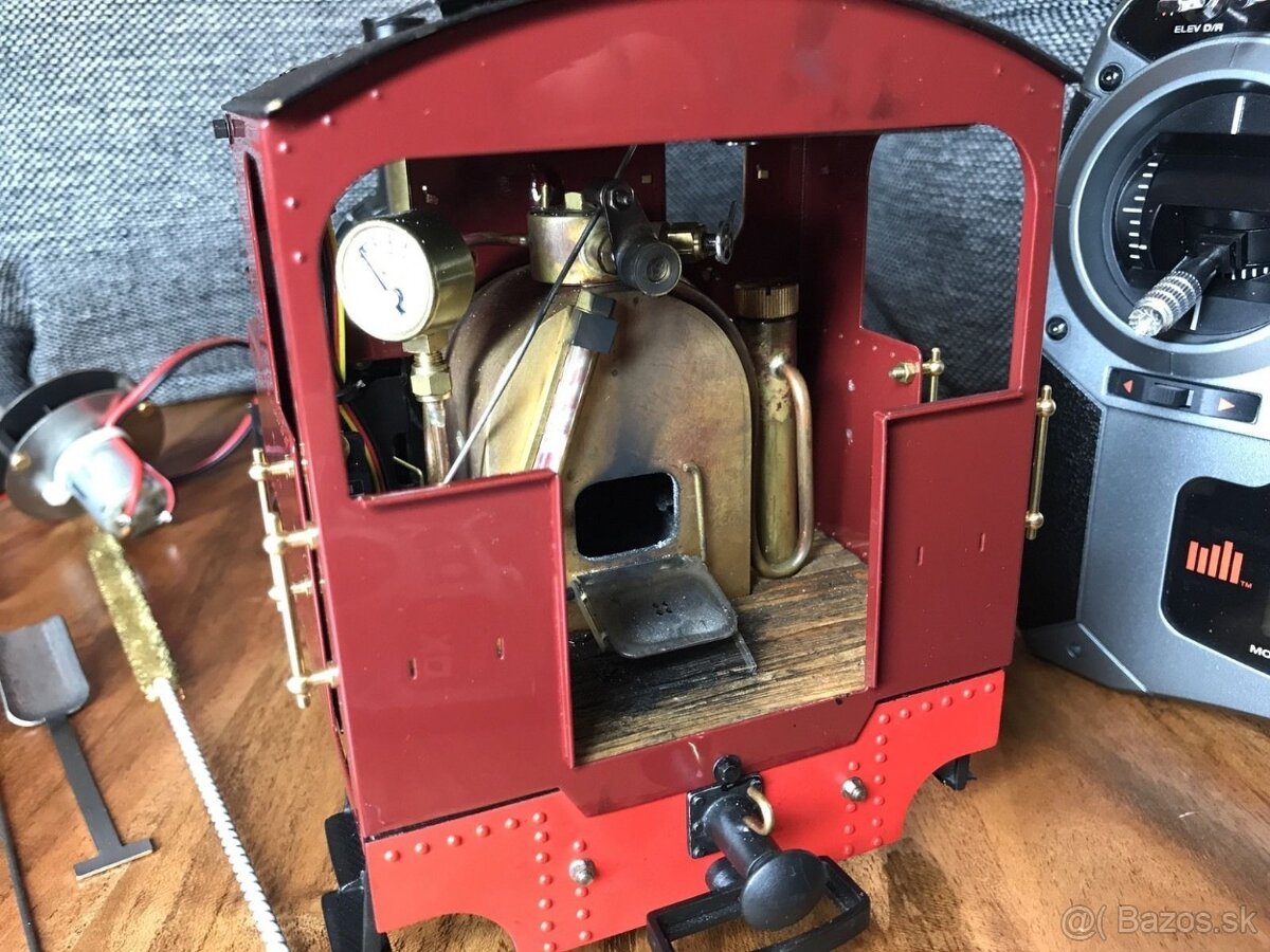 Skutočná parná lokomotíva na uhlie, rozchod 2 m, 45 mm - 2