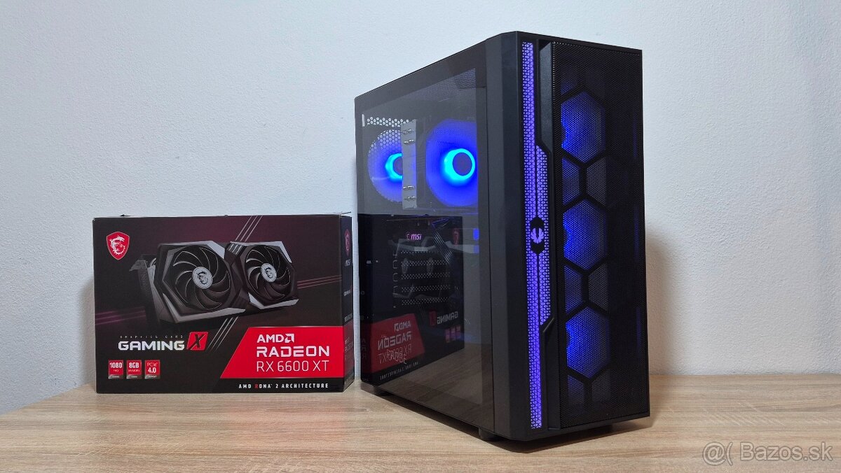 Herné pc RYZEN 5 3600/NVME/RX6600XT GAMING 8GB - 2