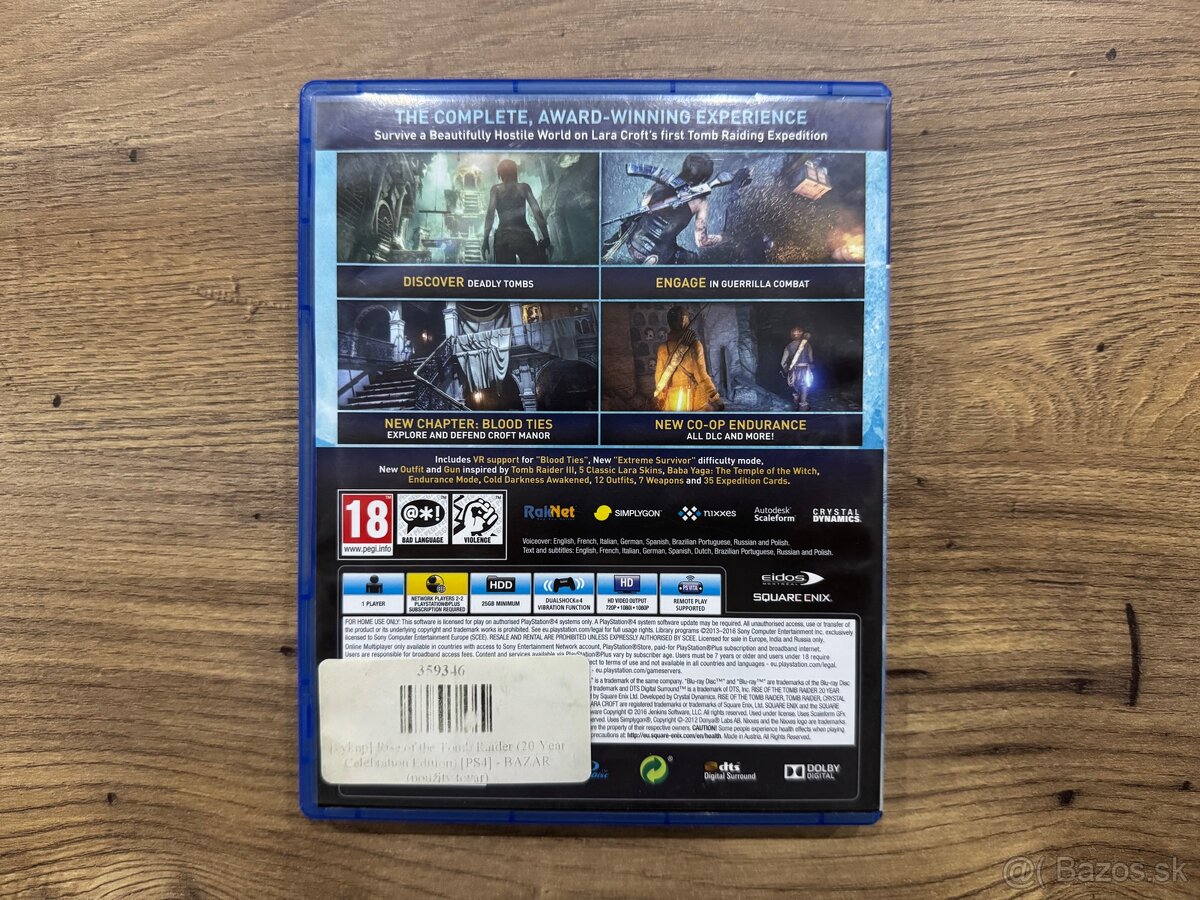 Hra PS4 - Rise of The Tomb Raider 20 Year Celebration - 2