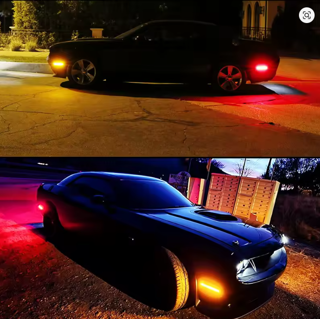 Full LED bočné smerové svetlá Dodge Challenger SRT Hellcat - 2