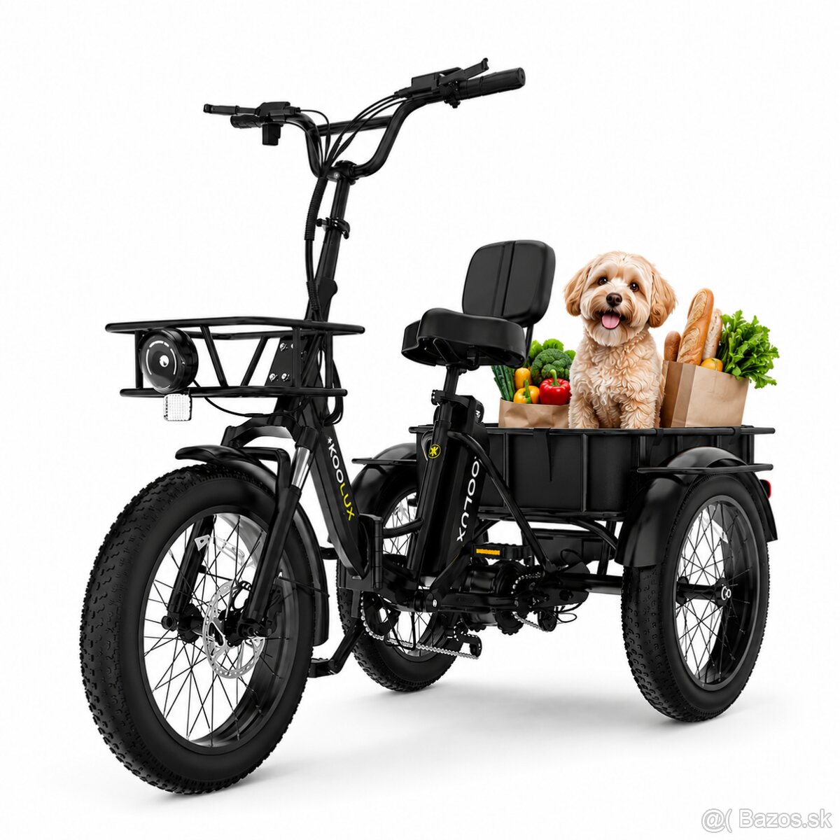 Elektrický trojkolesový bicykel - 2