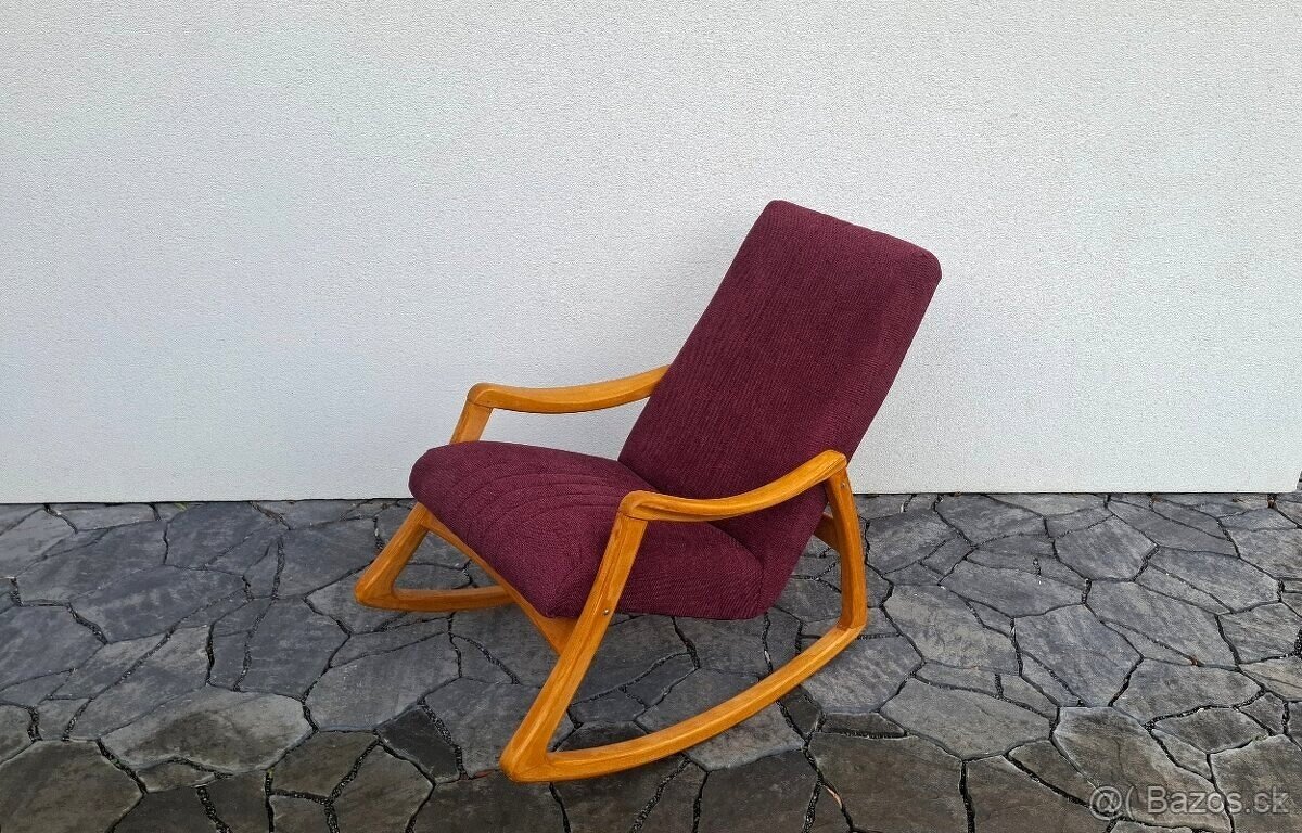 Retro designové houpací křeslo TON - 2