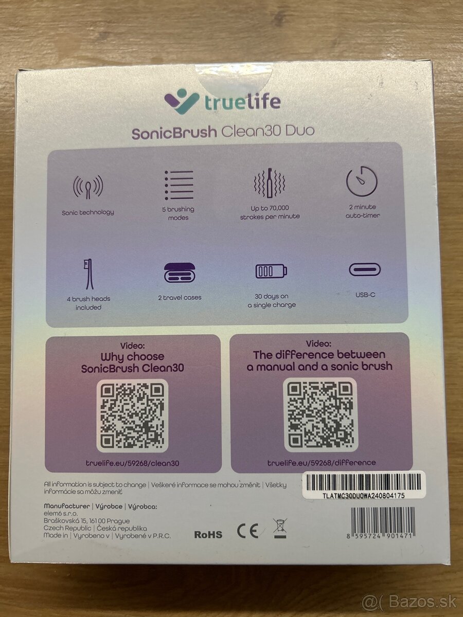 Predam 2pack nových sonickych kefiek Truelife - 2